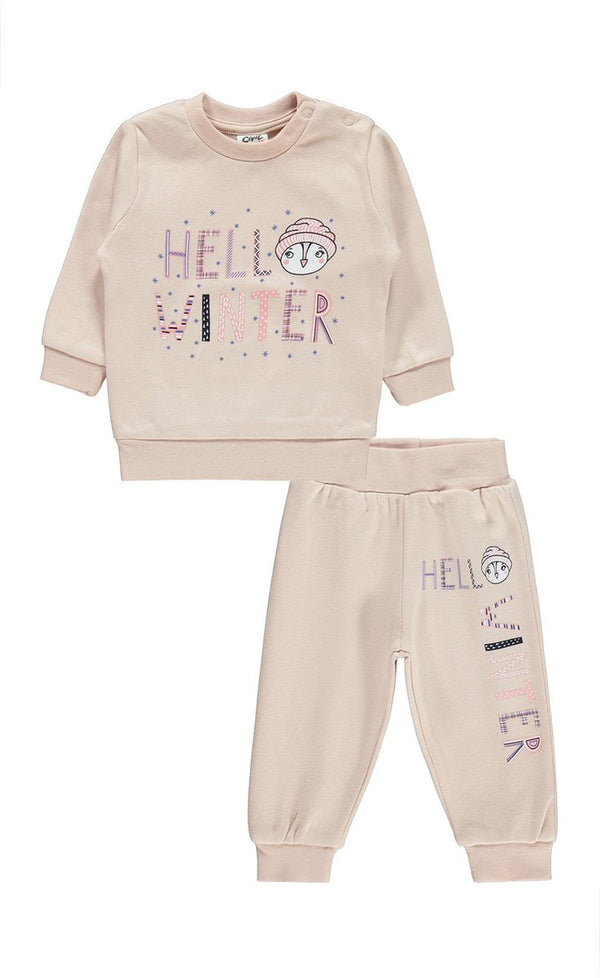 Hello winter sweater & broek meisjes - Gemaakt van 100% katoen