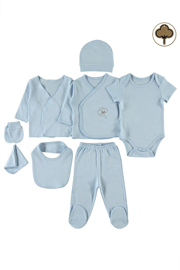 Organic 8-delige baby newborn kleding set meisjes/jongens - Newborn set - Babykleding - Babyshower cadeau - Kraamcadeau