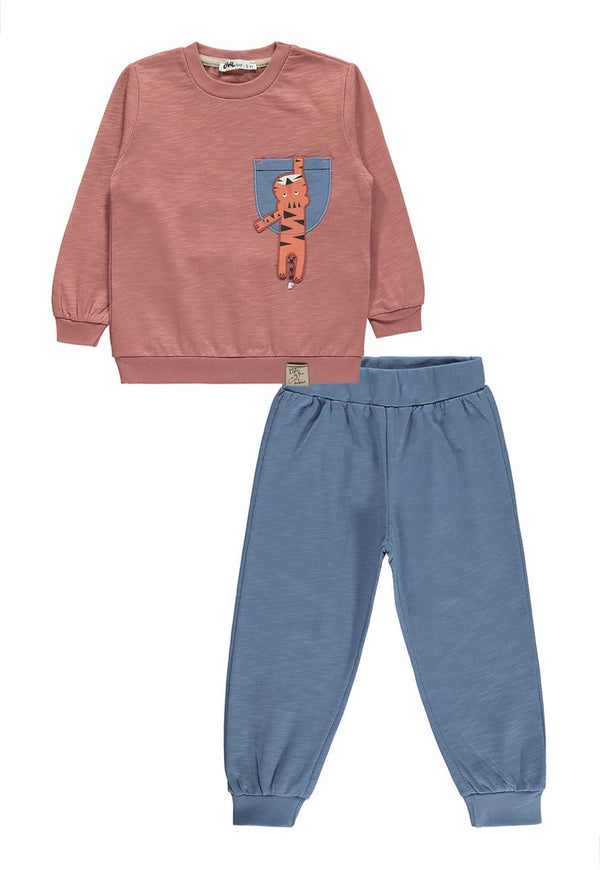 Tijger sweater & broek set jongens