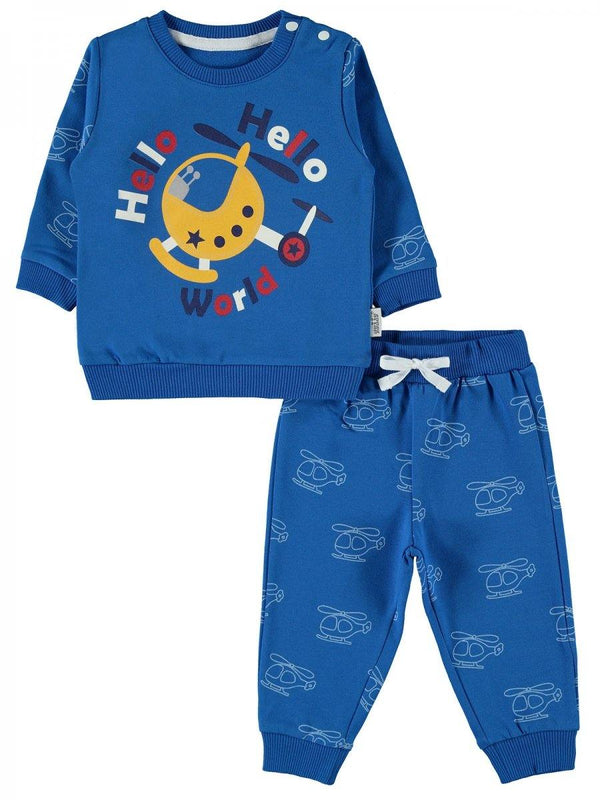 Sweater & broek Helicopter - Maminobaby