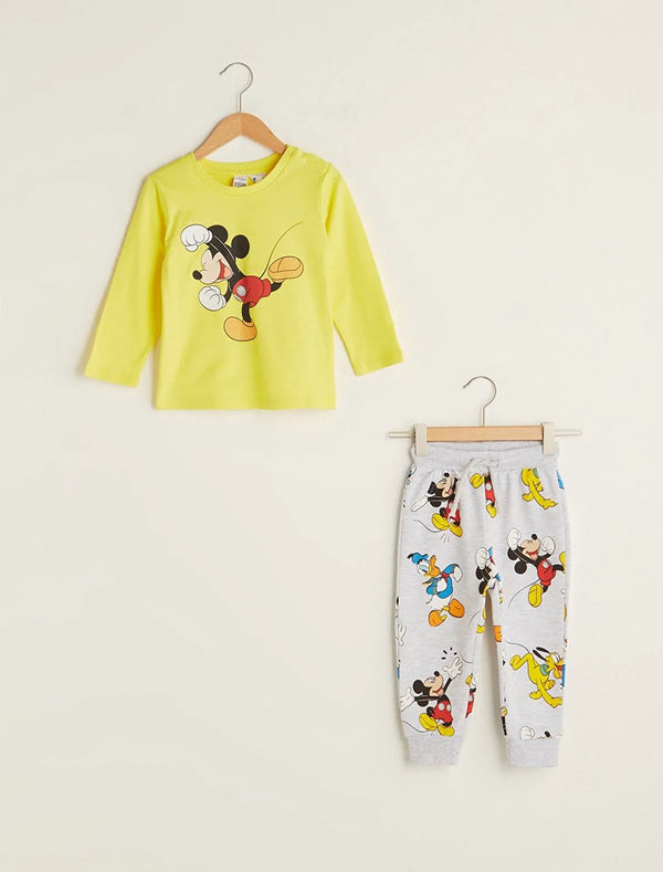 Mickey mouse tweedelige sweater & broek set jongens