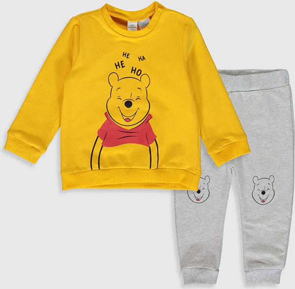 Winnie the pooh tweedelige sweater & broek set jongens