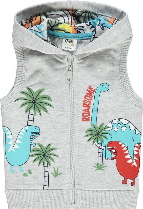 Dino vest jongens