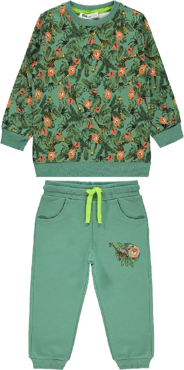 Jungle dieren sweater & broek - Babykleding