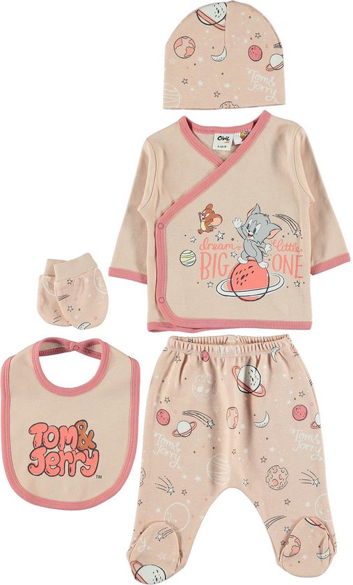 Tom & jerry baby newborn 5-delige kleding set jongens/meisjes