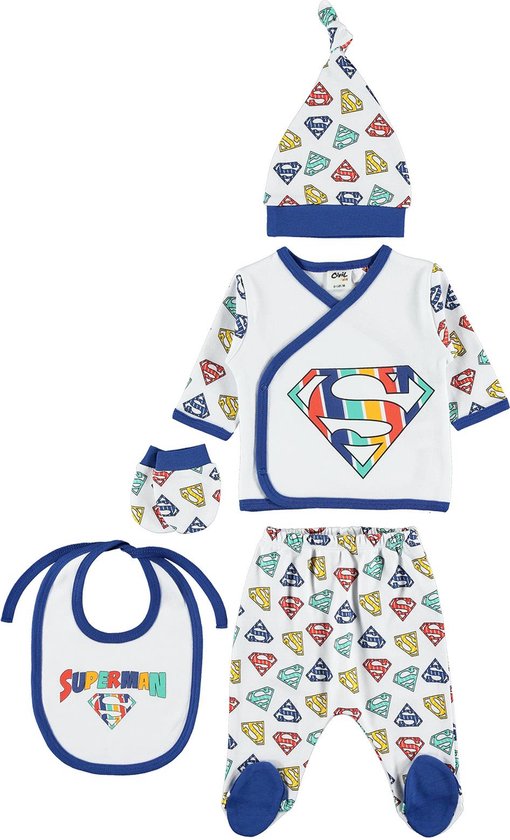 Superman baby newborn 5-delige kleding set jongens - Babykleding