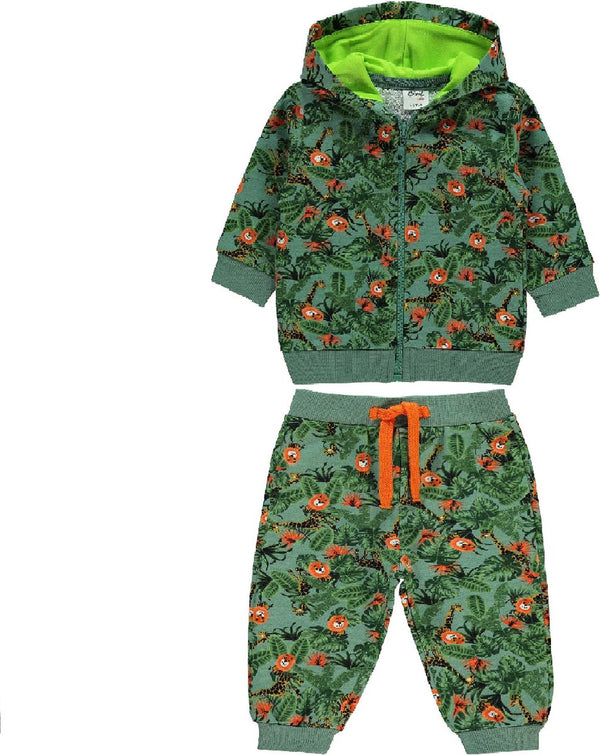 Jungle dieren vest & broek set