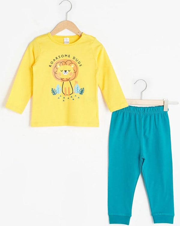 Baby/peuter pyjama set leeuw jongens - Babykleding