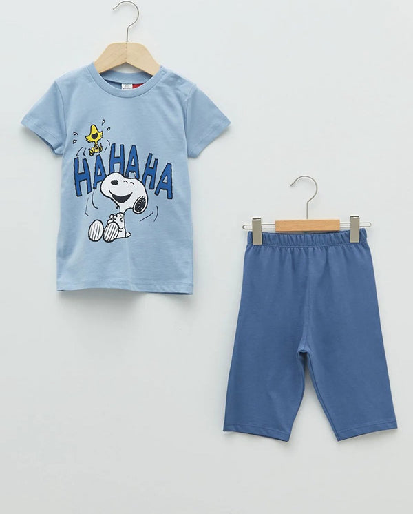 Tweedelige set T-shirt en short jongens