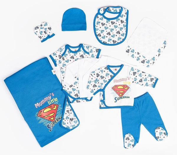 Superman tas cadeau- Superman 10-delige newborn set - Mommy’s Little Superman