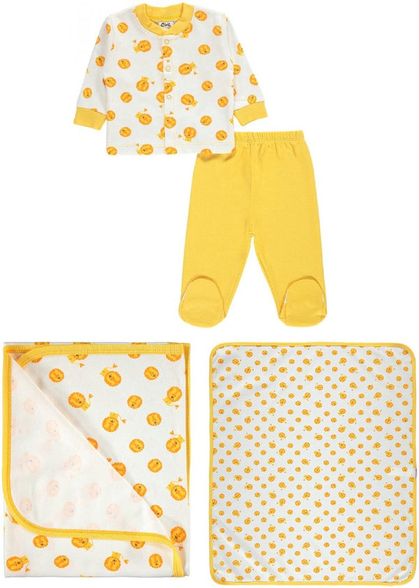 Deken cadeau- Baby pyjama jongens - Leeuw Babykleding