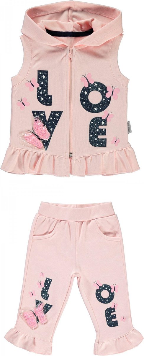 Vest & broek baby/peuter meisjes - Baby vest - Love